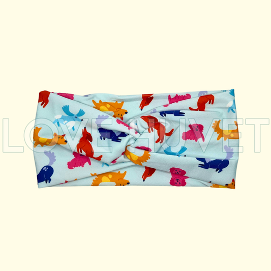 Playful Pups Headband | Love Huvet