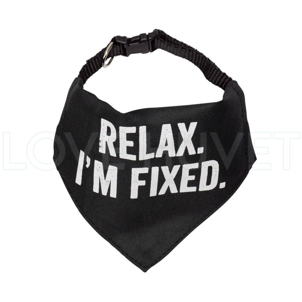 Relax I'm Fixed Bandana/Collar | SNARK CITY