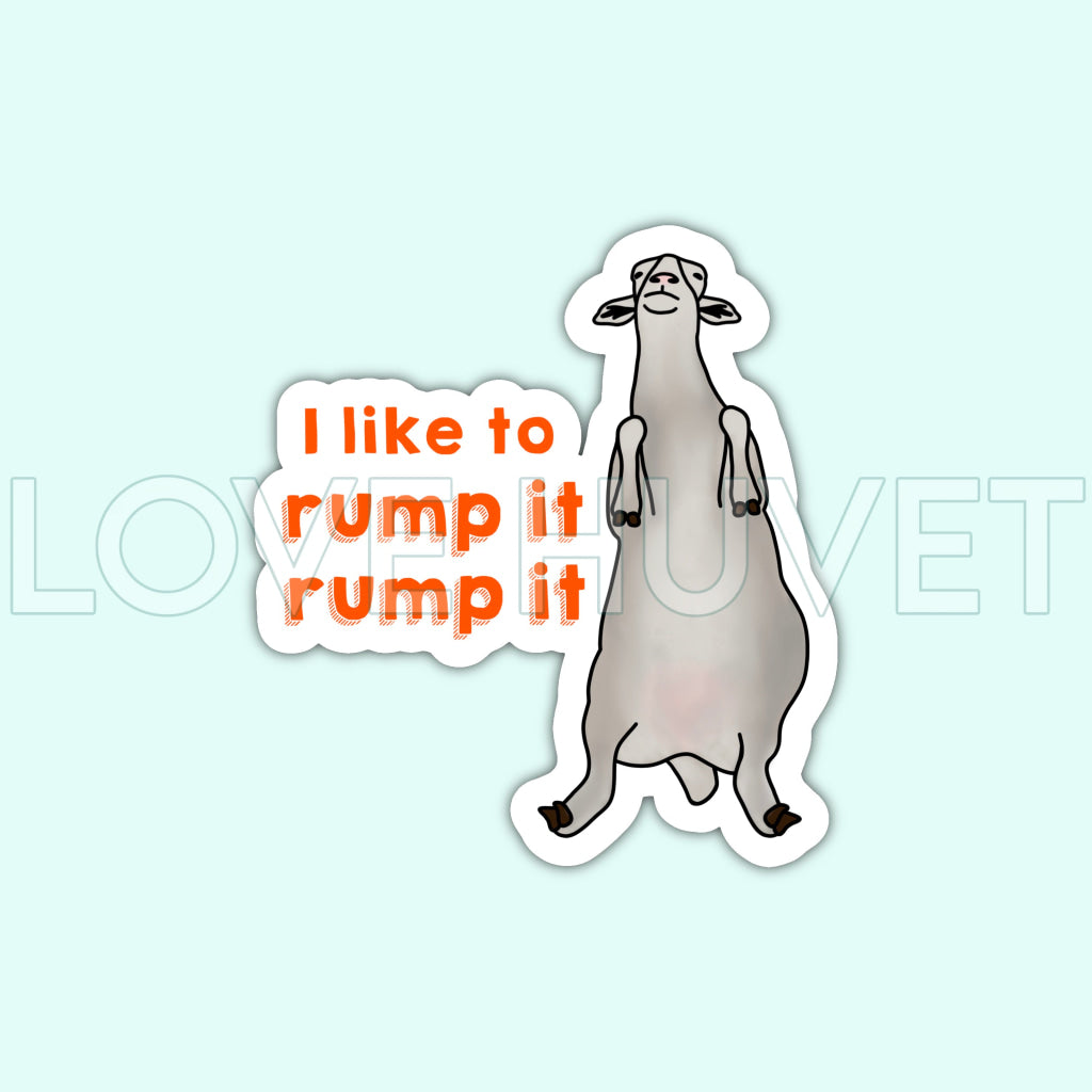 Rump It Sticker | Love Huvet