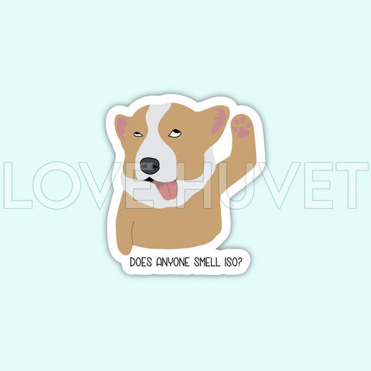 Smelling Iso Sticker | Love Huvet