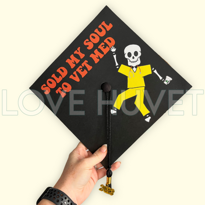 Sold My Soul Grad Cap Topper | Love Huvet