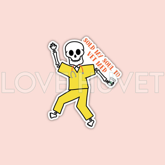 Sold my Soul Sticker | Love Huvet