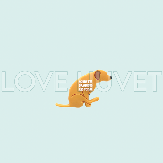 Sorry I'm Dragging Ass Shoe Charm | Love Huvet