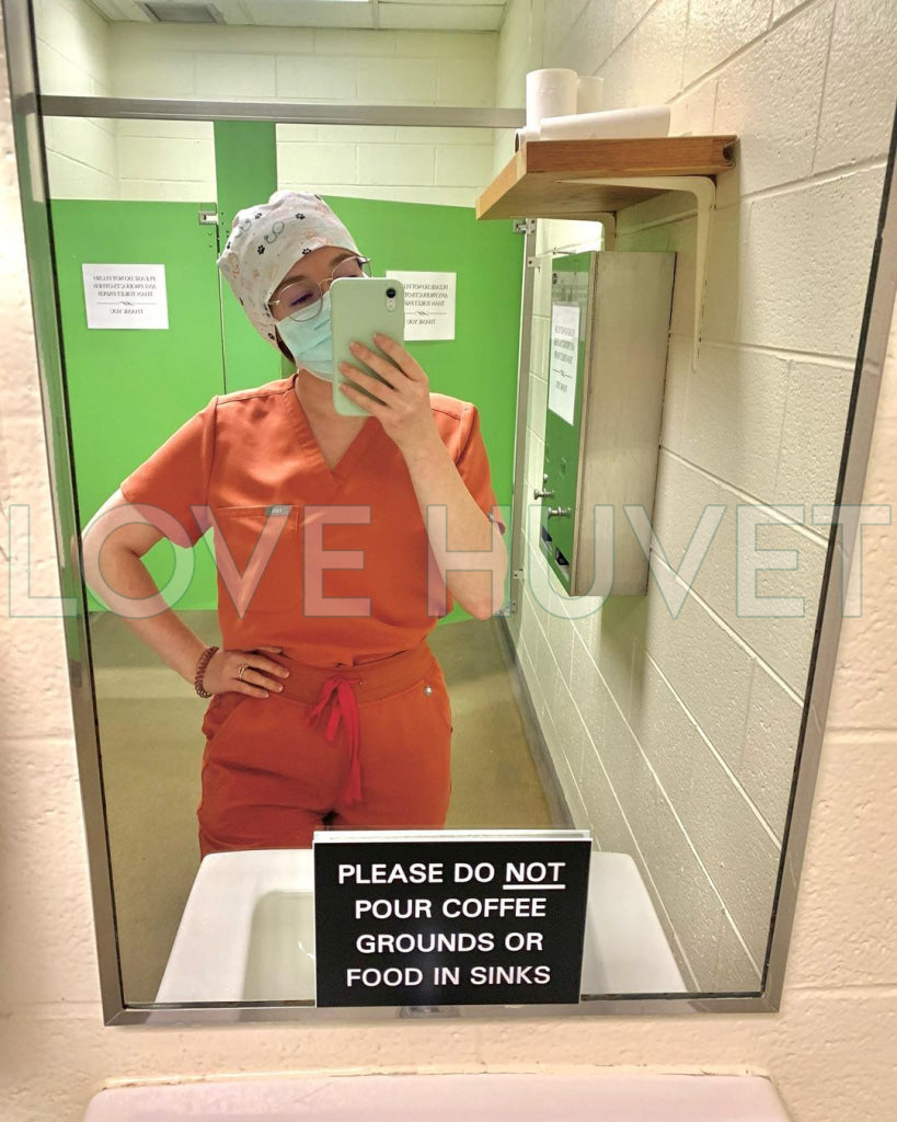 Vet Med Doodle Scrub Cap | Love Huvet