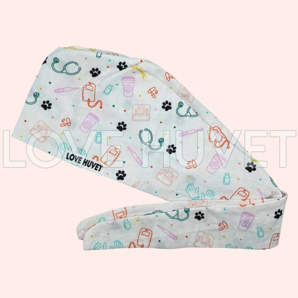 Vet Med Doodle Scrub Cap | Love Huvet