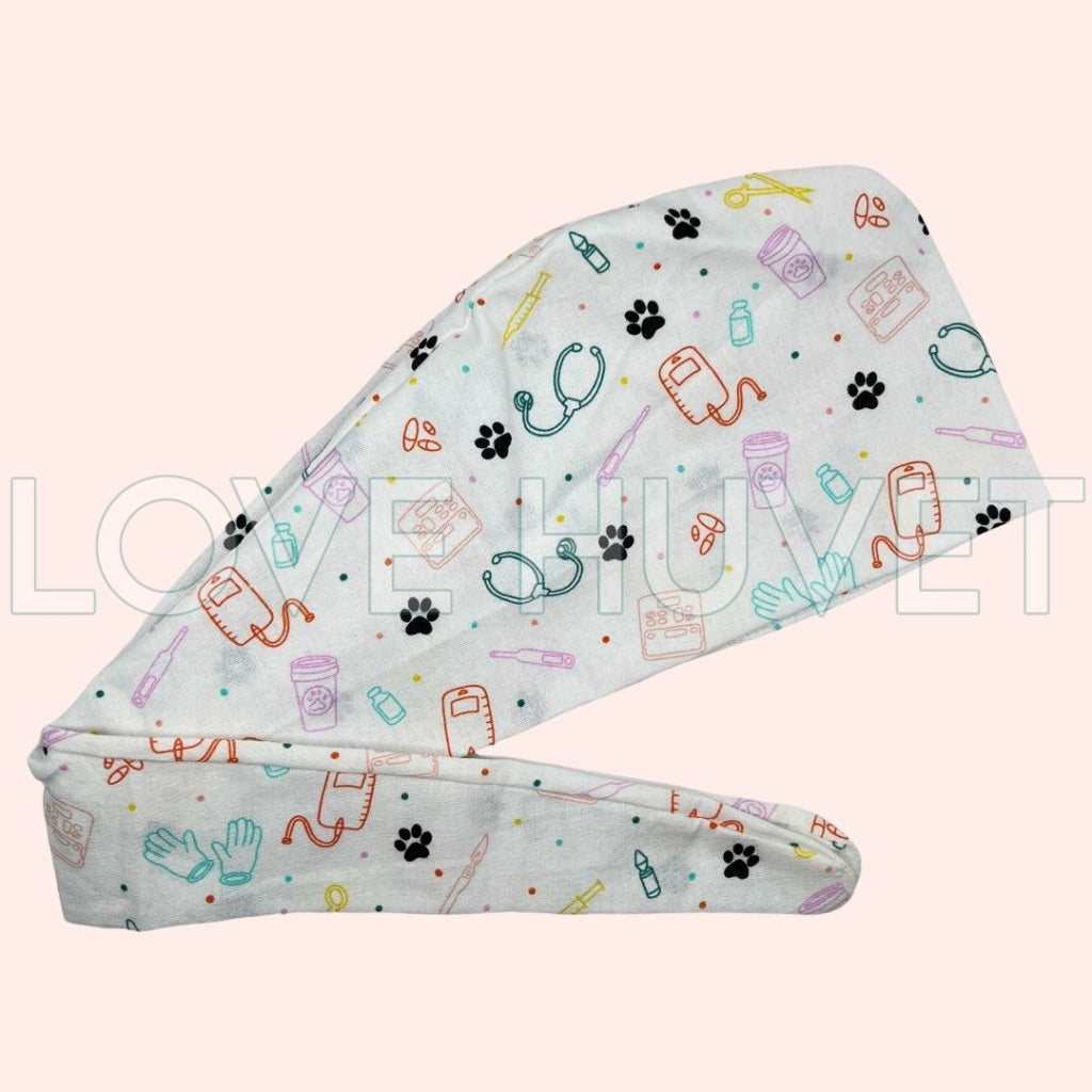 Vet Med Doodle Scrub Cap | Love Huvet