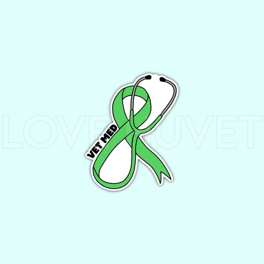 Vet Med Mental Health Awareness Sticker | Love Huvet