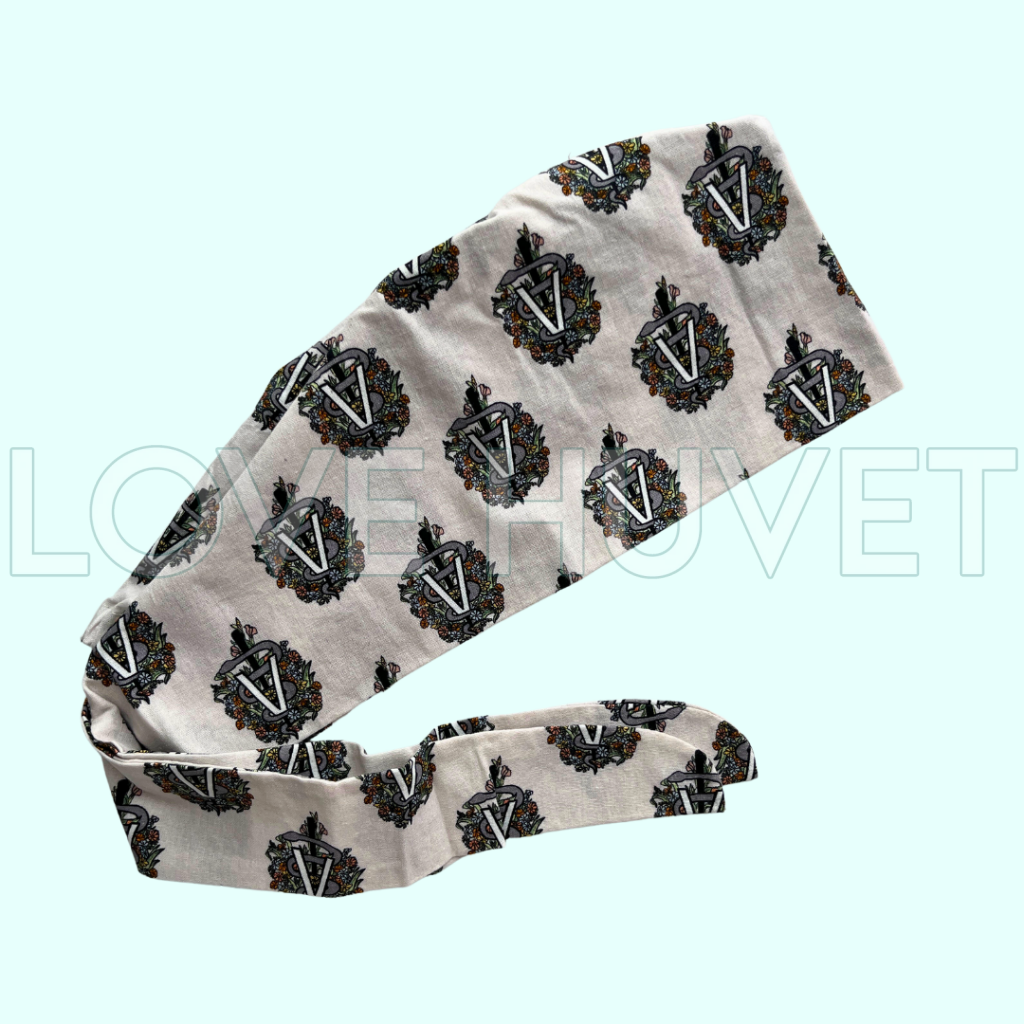 Veterinary Floral Scrub Cap | Love Huvet