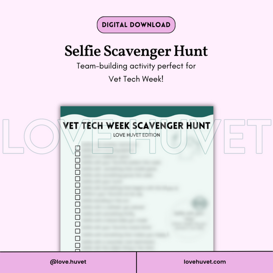 Veterinary Medicine Scavenger Hunt | Love Huvet