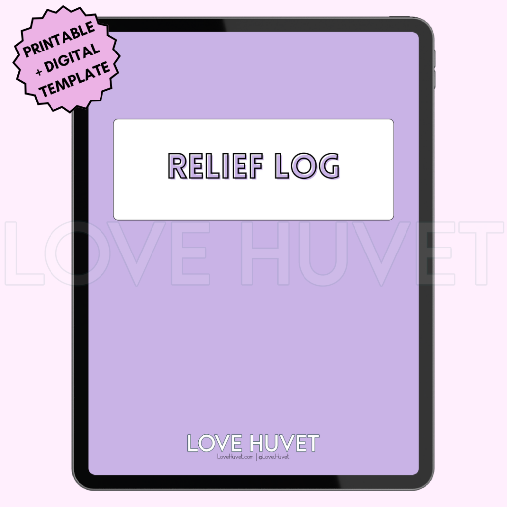 Veterinary Relief Log (Printable + Digital) | Love Huvet