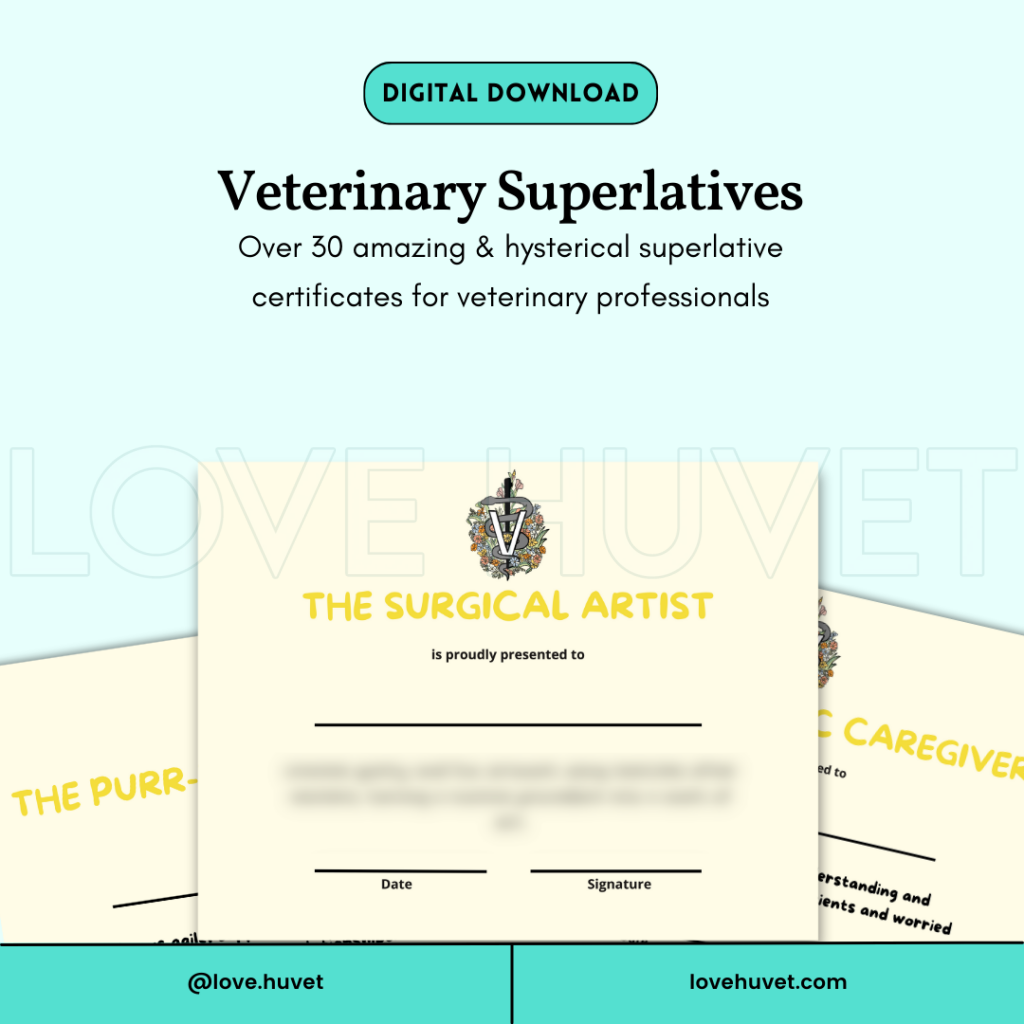 Veterinary Superlatives | Love Huvet