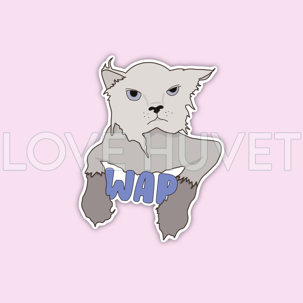 Wet Ass P Sticker | Love Huvet
