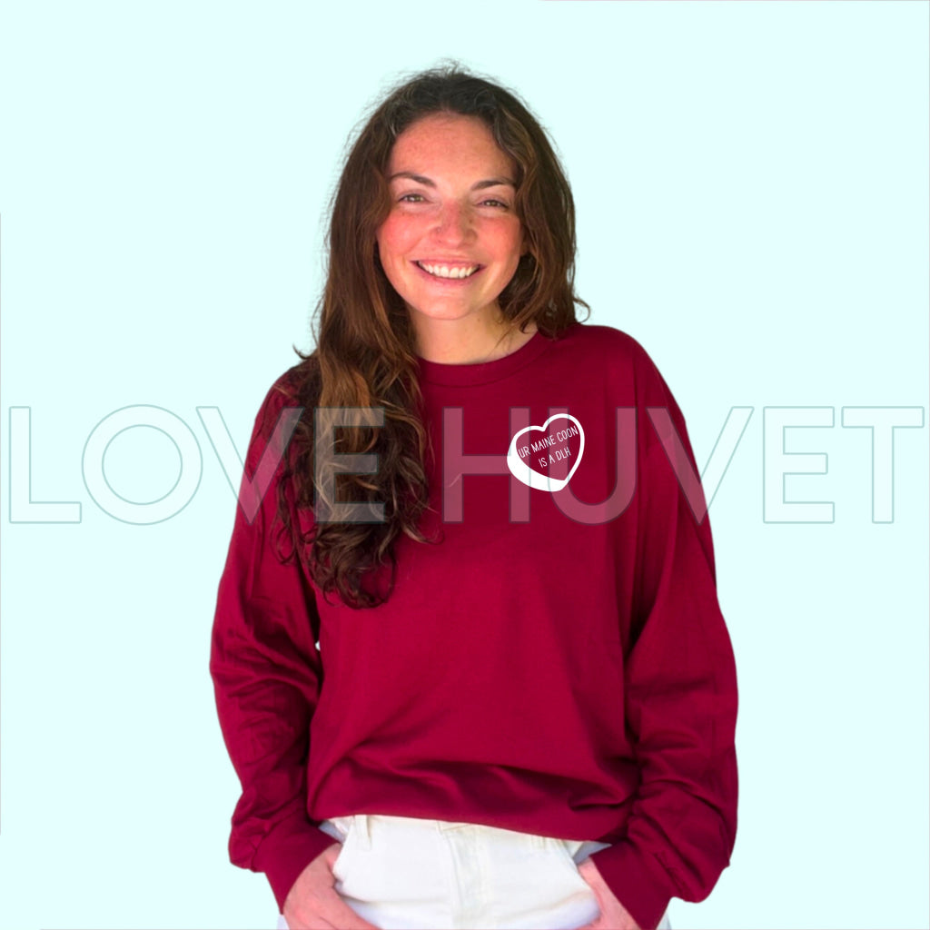 Your Maine Coon is a DLH Long Sleeve | Love Huvet